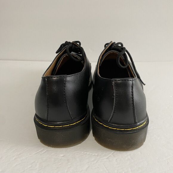 Men's Shoes Dr. Martens 1461 3 Eye Leather Oxfords 11838002 BLACK SMOOTH - Picture 5 of 9